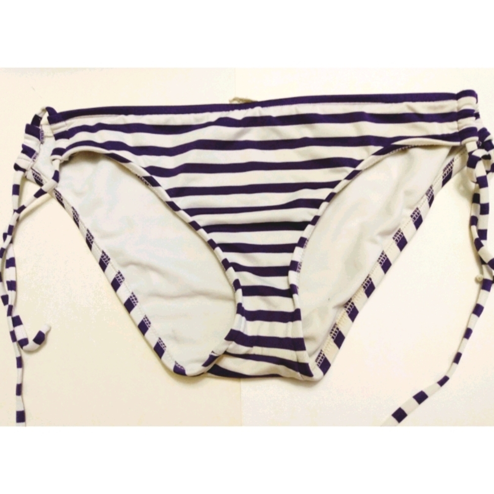 Mossimo | Stripped swim bikini bottom tie sides